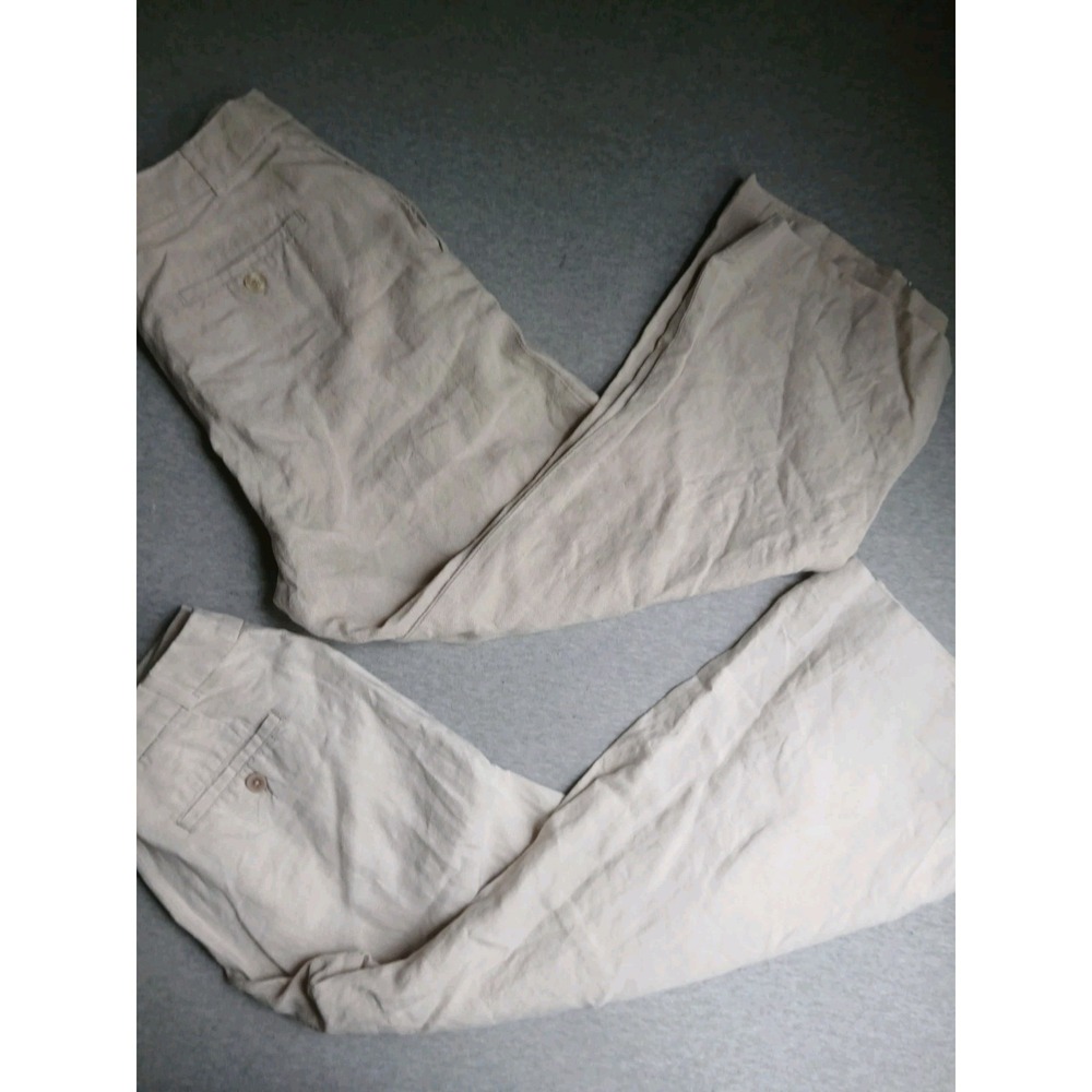 Gap Pants 6 Cropped Wide Leg 100 Linen Trouser Minimalist Office Lot Bundle VTG